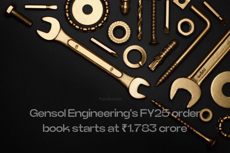 Gensol Engineering's FY25 order book starts at ₹1,783 crore