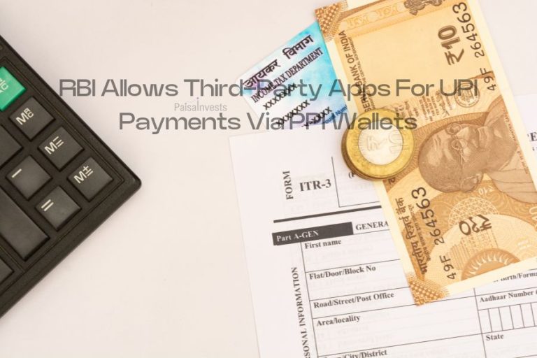 RBI Allows Third-Party Apps For UPI Payments Via PPI Wallets