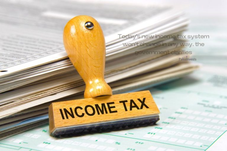 Today's new income tax system won't change in any way, the government clarifies