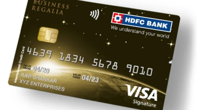 HDFC Bank Regalia Business Credit Card