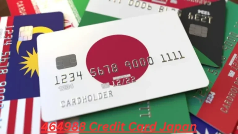 464988 credit card japan