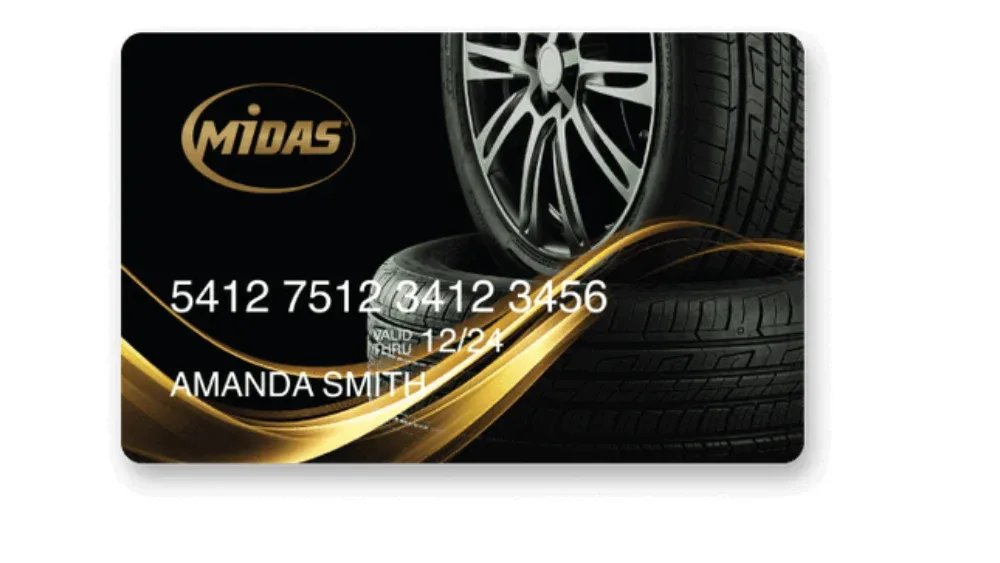 midas credit card