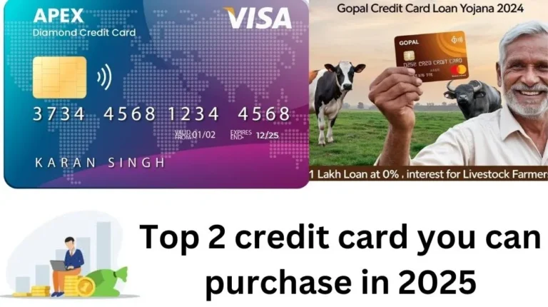 Top 2 credit card you can purchase in 2025