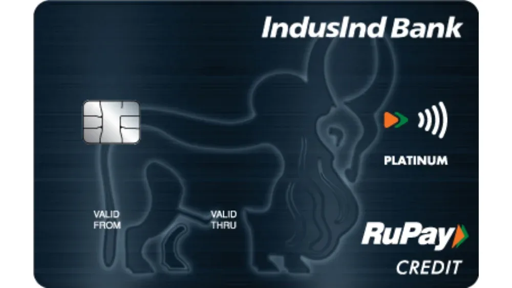 indusInd rupay credit card