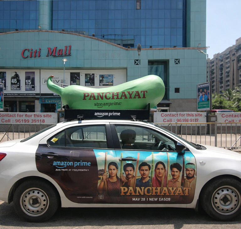 Outdoor advertising campaign in India by Experiential Trzy